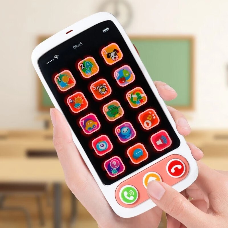 贝比童话 儿童玩具双语手机，5.4