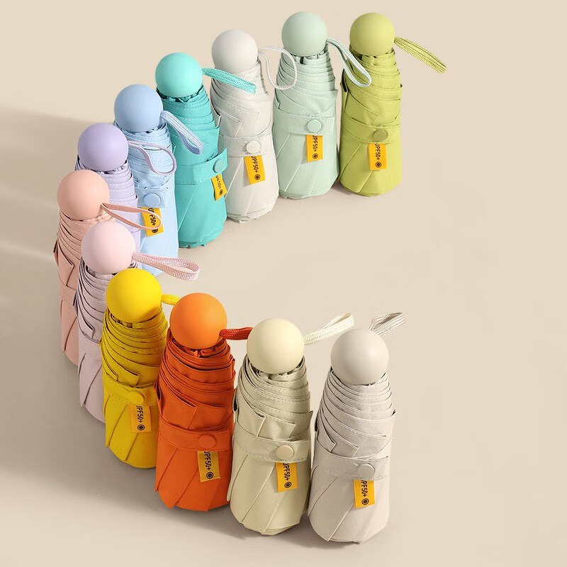 19.9元 美度五折迷你胶囊伞