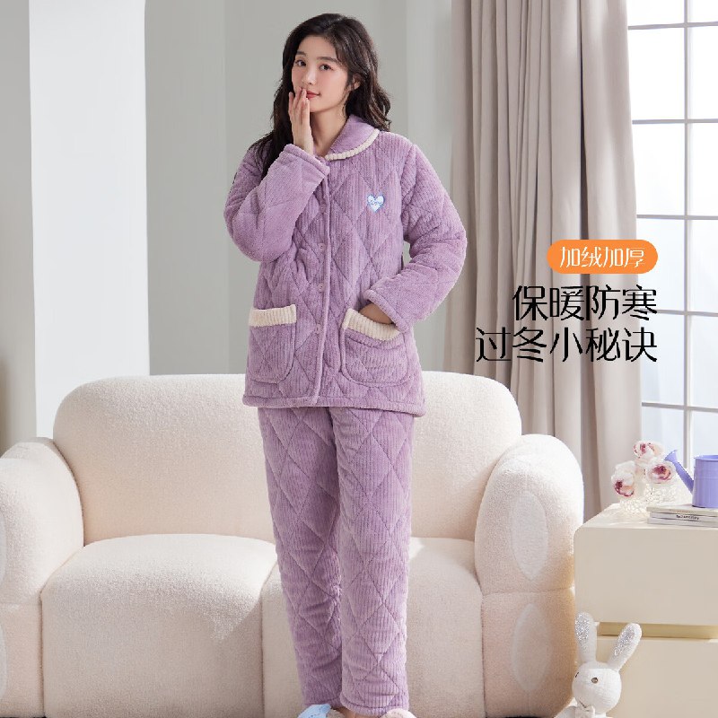 香蜜闺秀 男女款可外穿家居服套装
