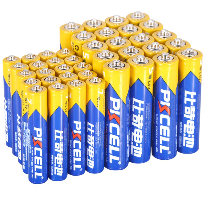 比苛 碳性干电池5号20粒+7号20粒